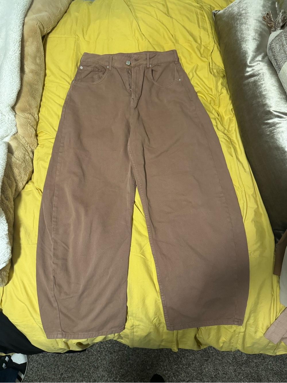 Wide Leg Women’s Pants in Brown